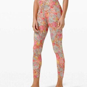 Women Lululemon Align Pant 25" Inflorescence Multi Size 4